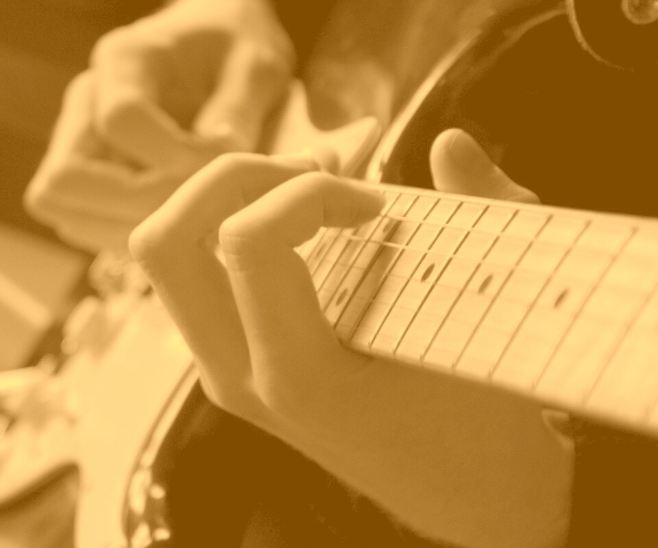 Игра на гитаре обои