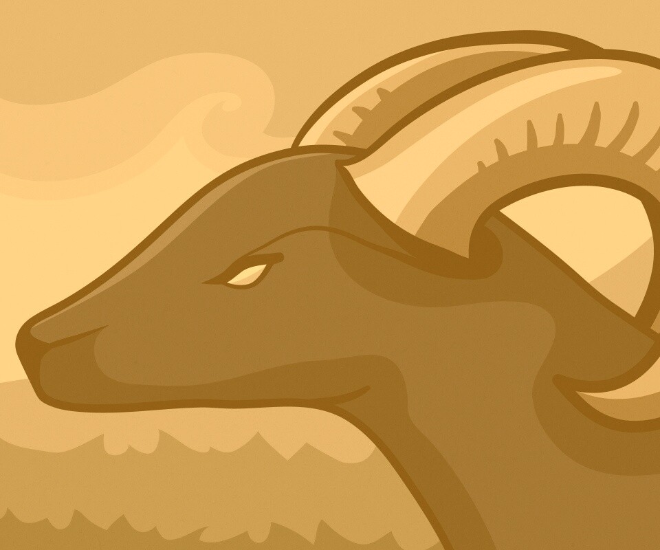 Векторный баран обои