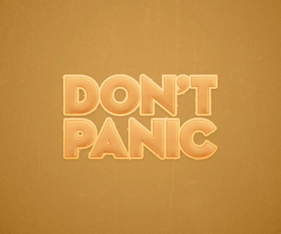 Не паникуй обои