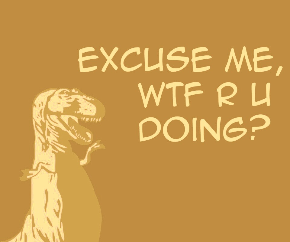 Excuse me, wtf are you doing? обои