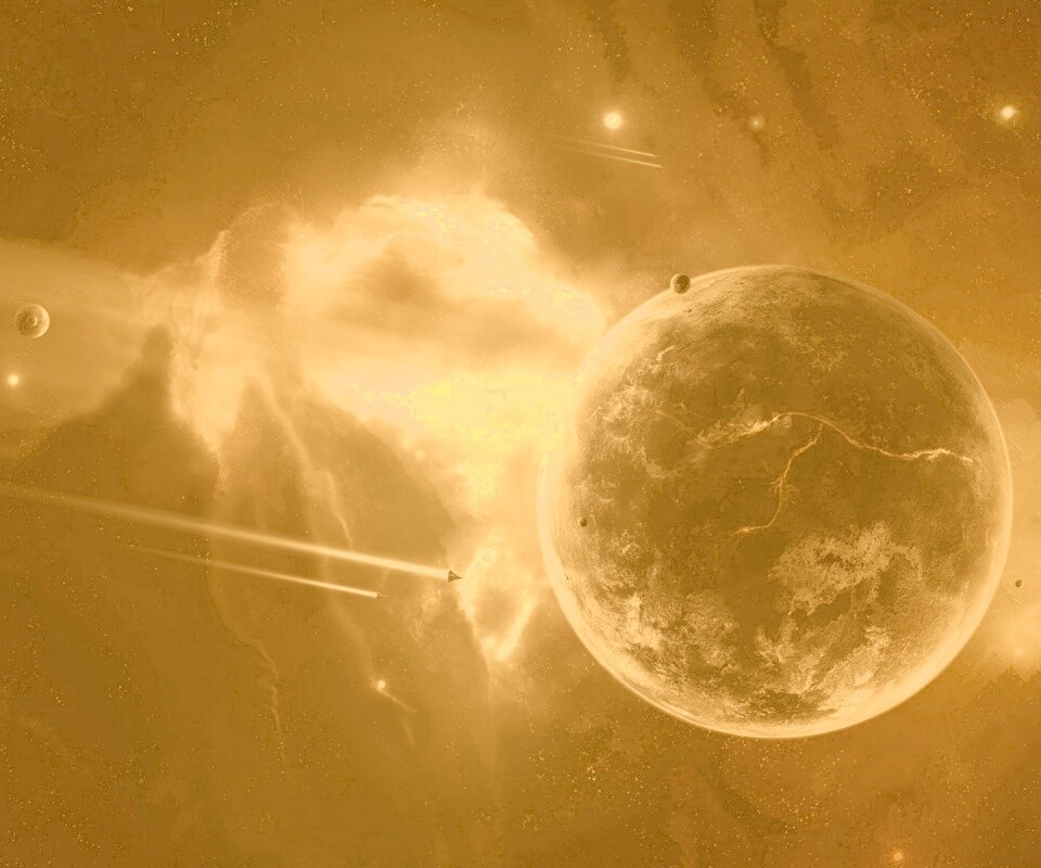 Живописный космос обои