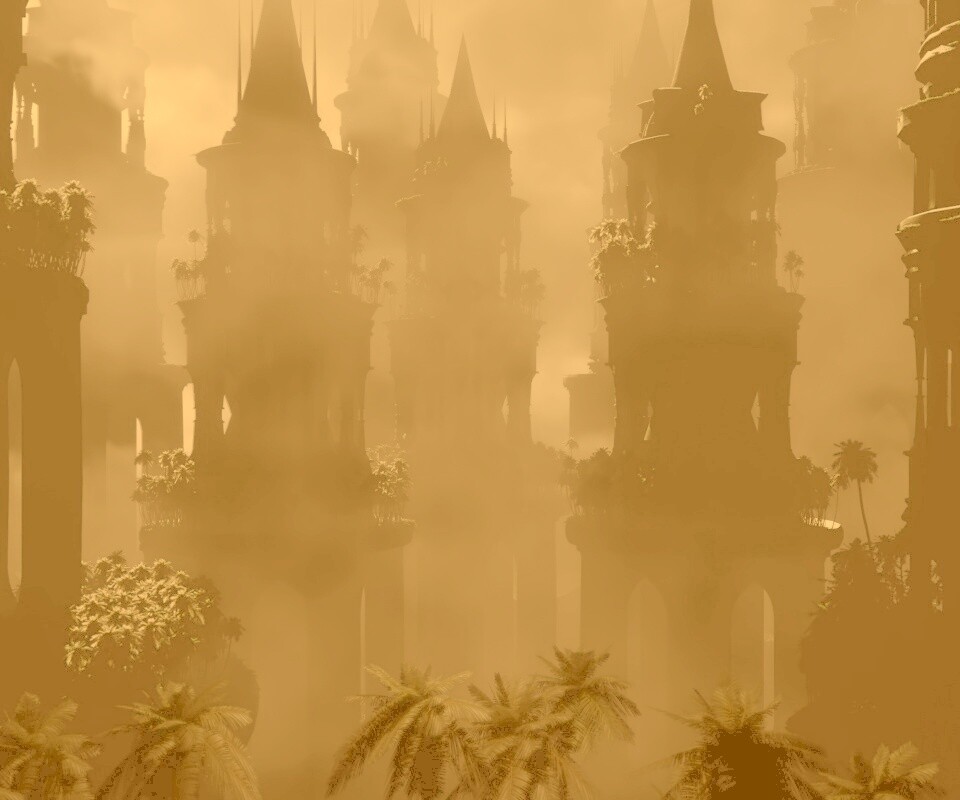 Заброшенные башни обои