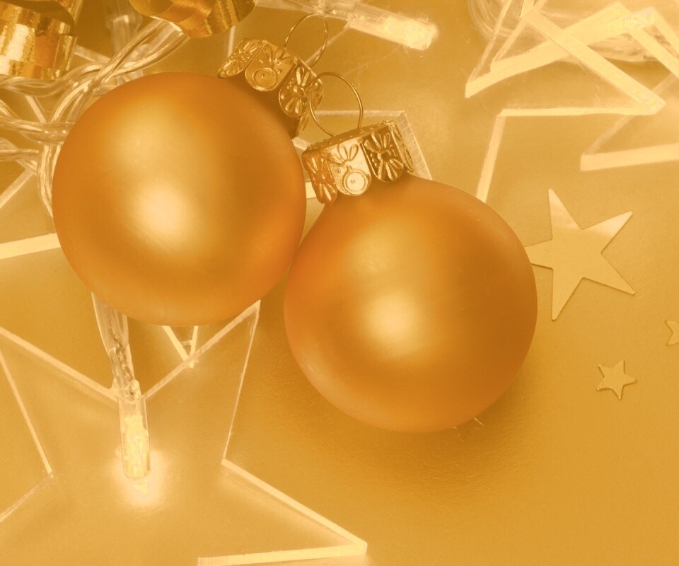 Елочные игрушки обои