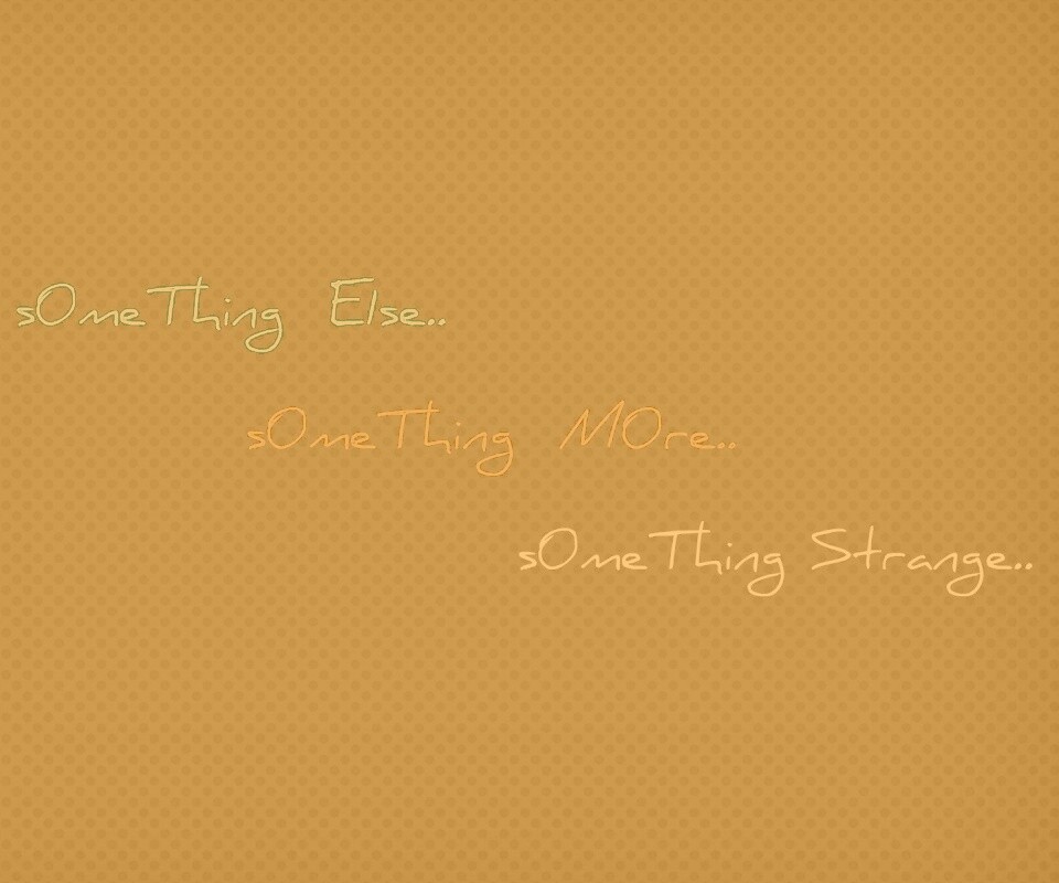 Some thing обои