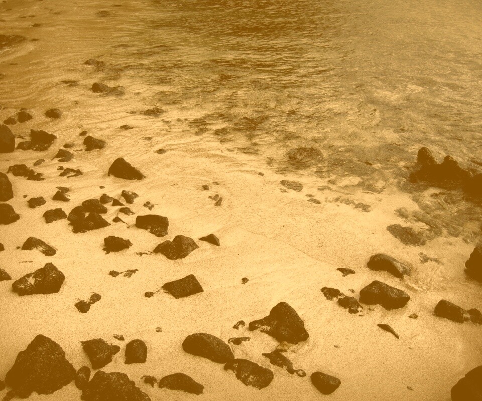 Каменистый берег обои