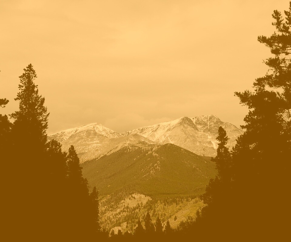 Вид на горы обои