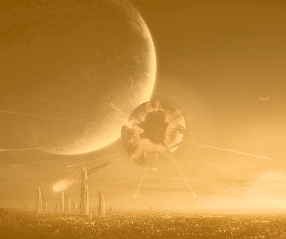 Катастрофа планетарного масштаба обои