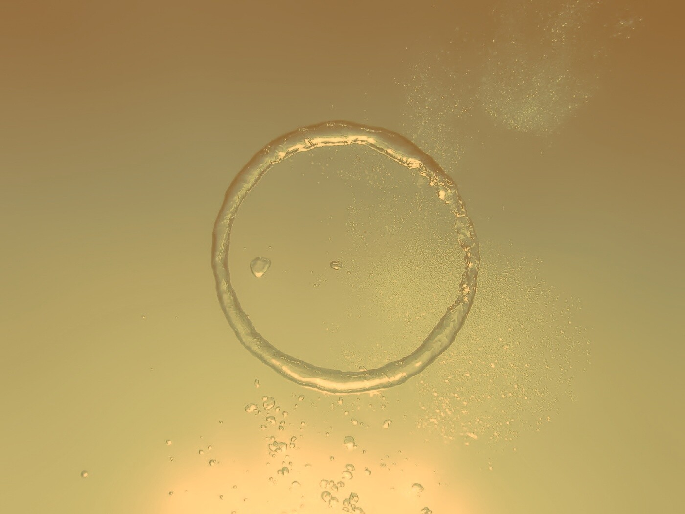 Кольцо из воды обои