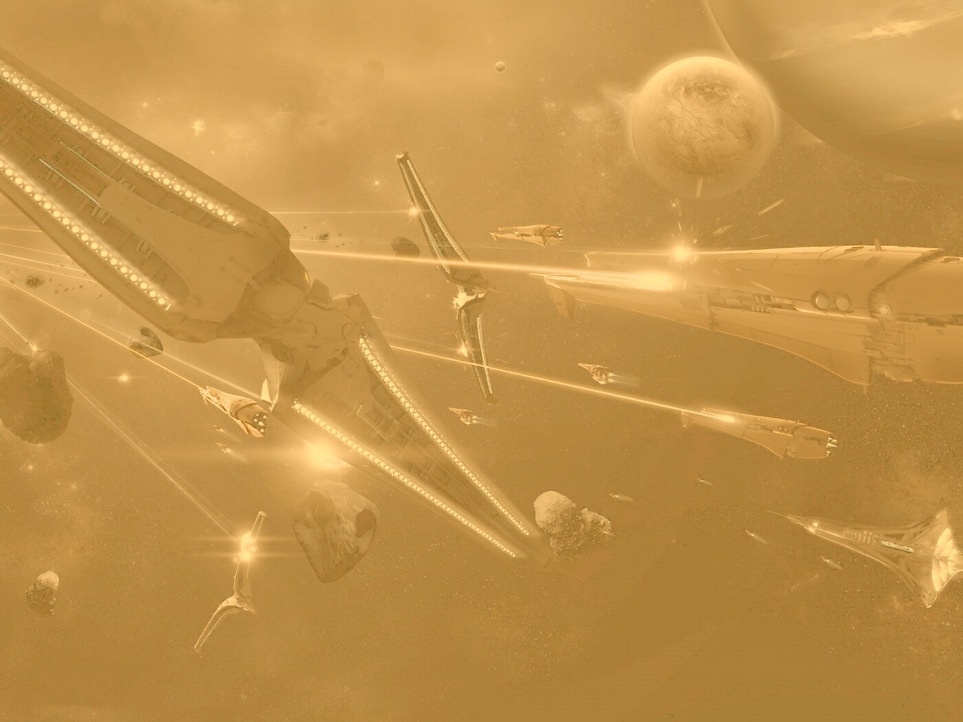 Космическая баталия обои