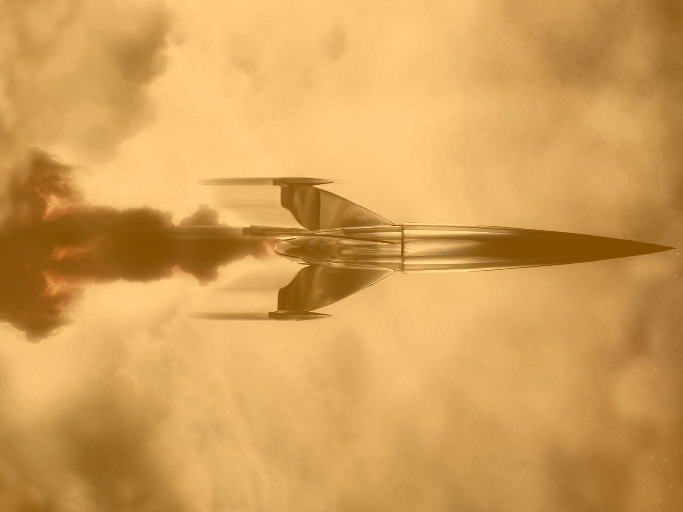 Ракета в полете обои