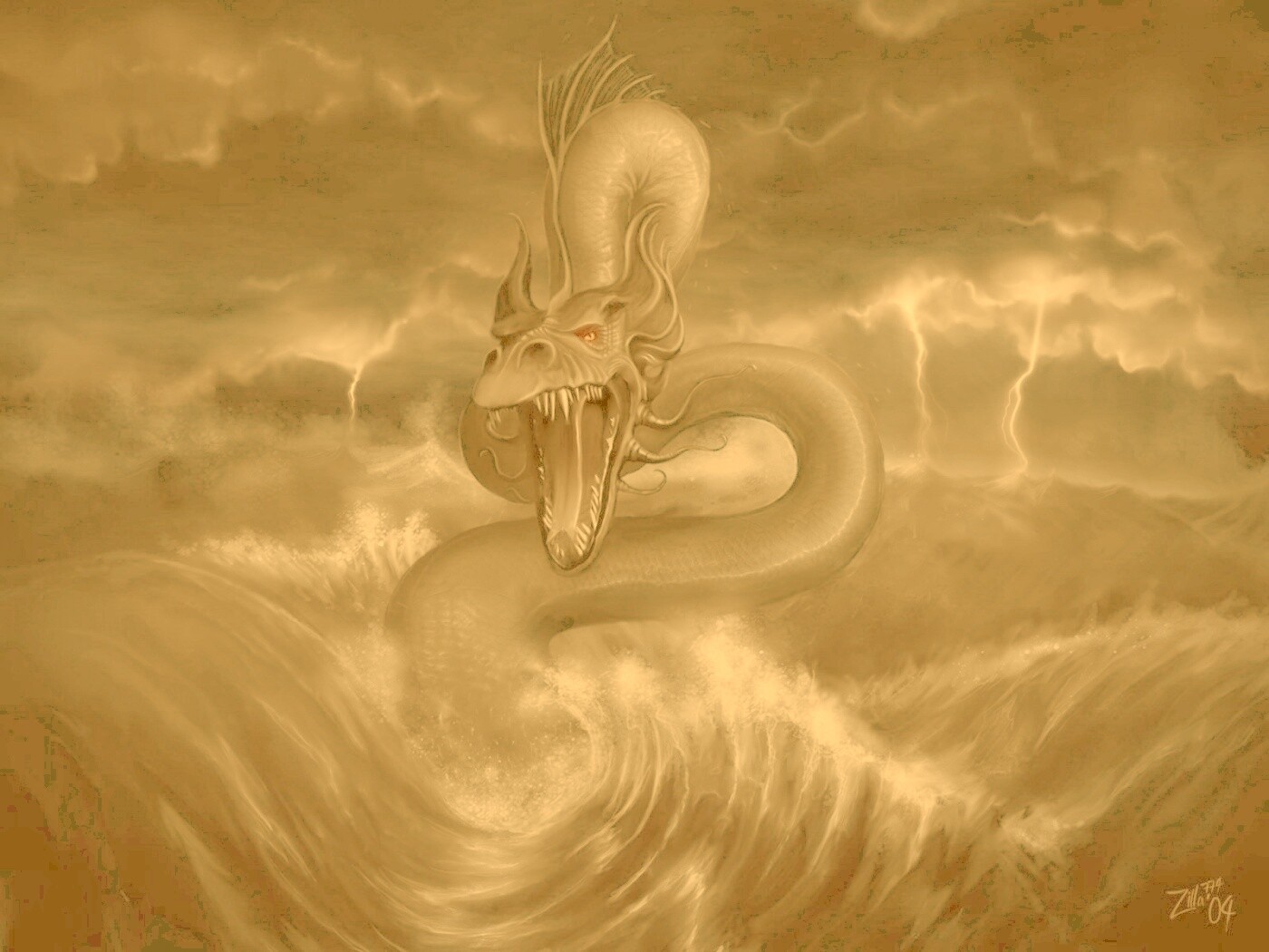 Морской дракон обои