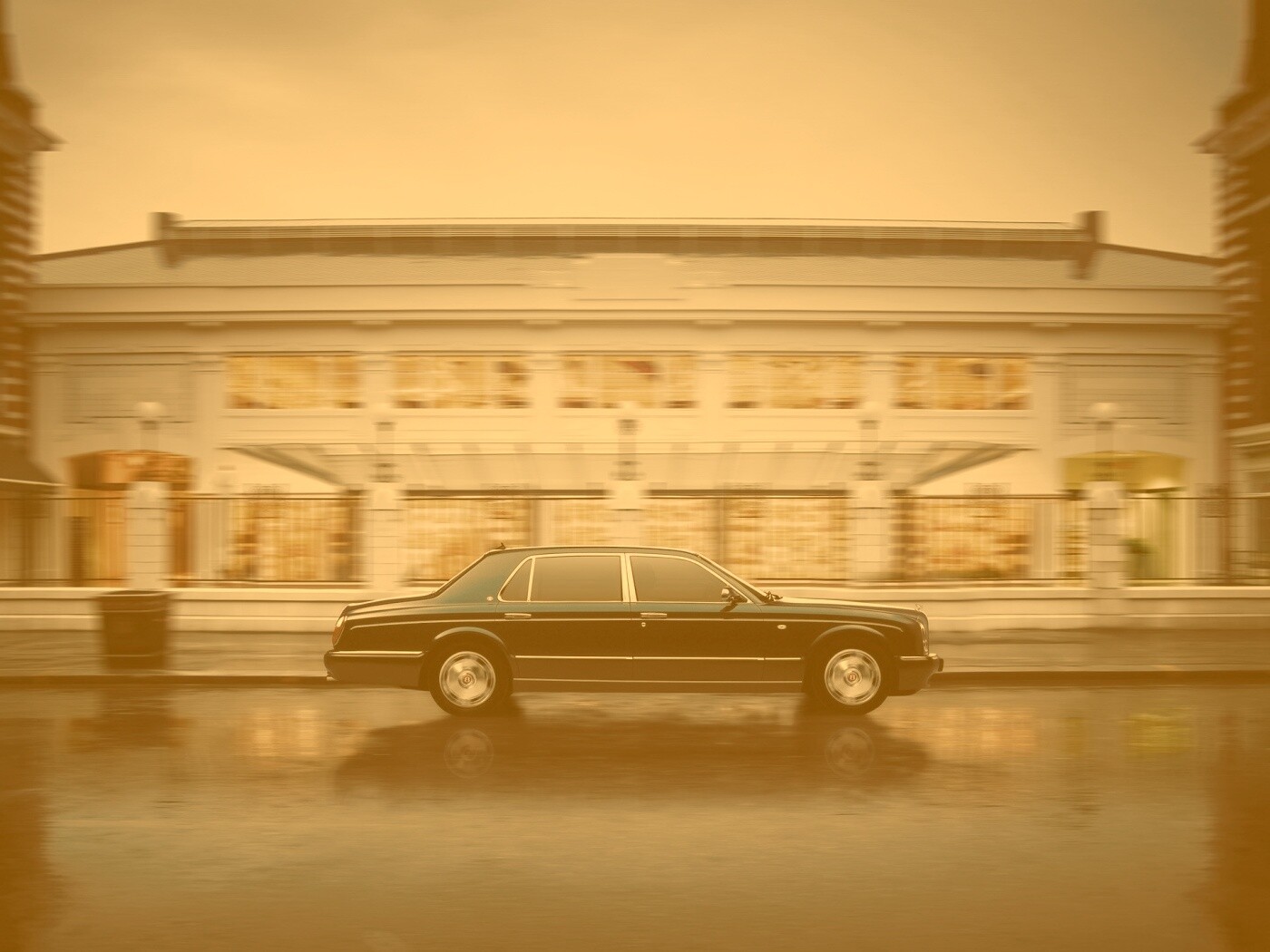 Бентли в городе обои