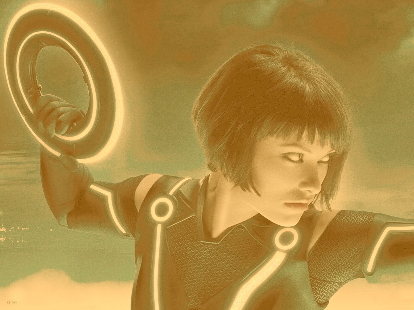 Оливия Уайлд в Трон: Наследие обои