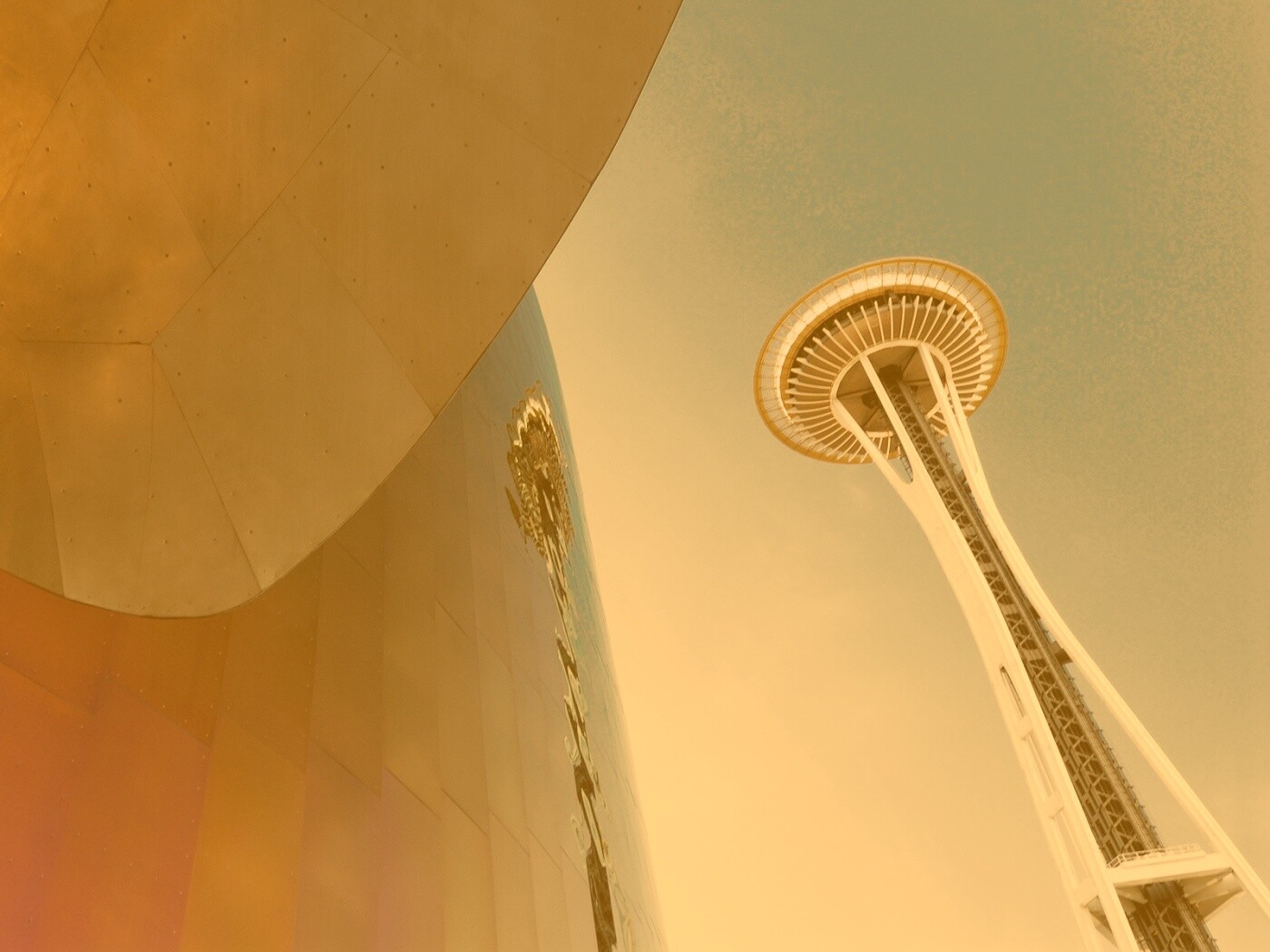 Space Needle Tower обои