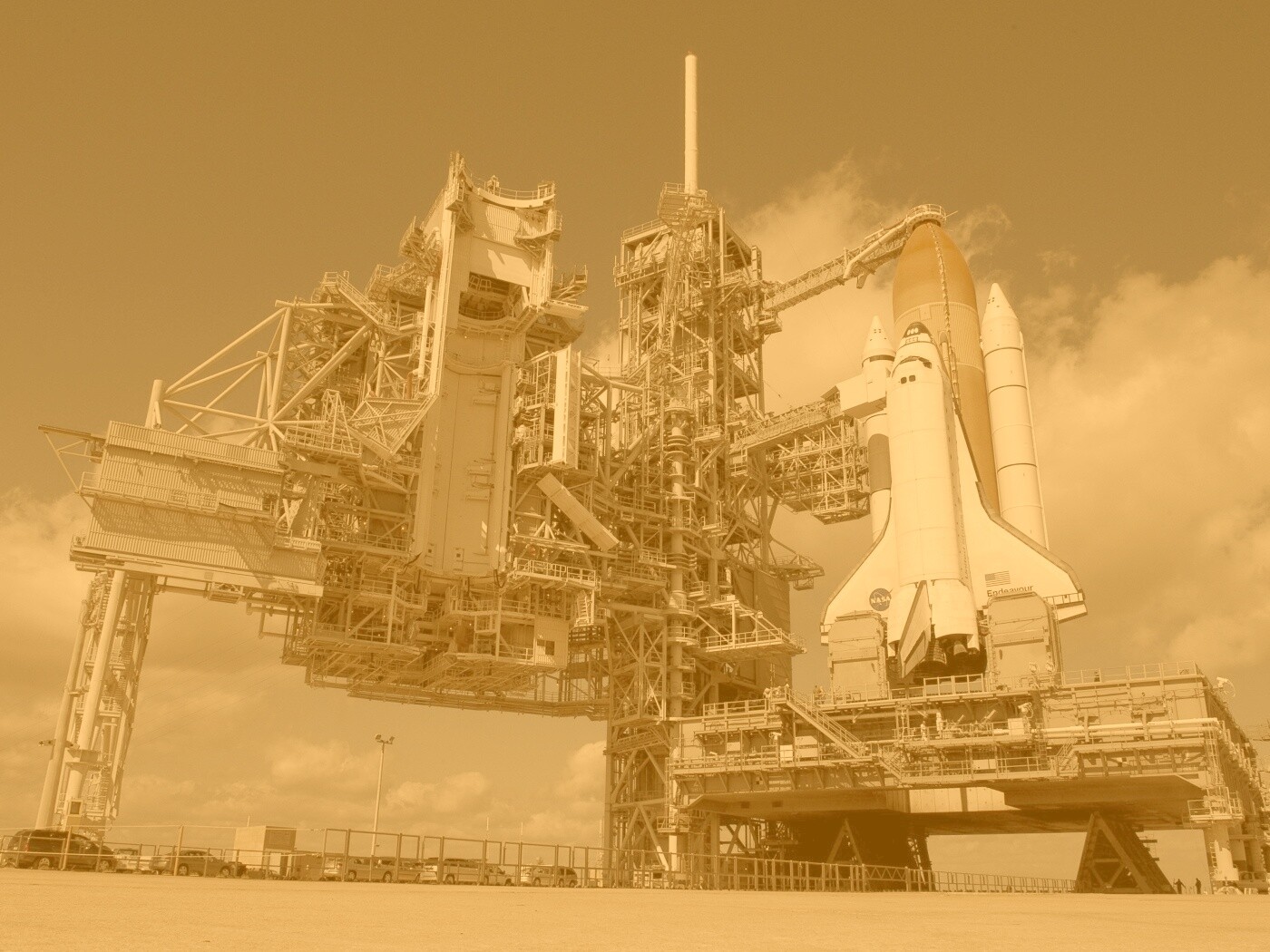 Шаттл на старте обои