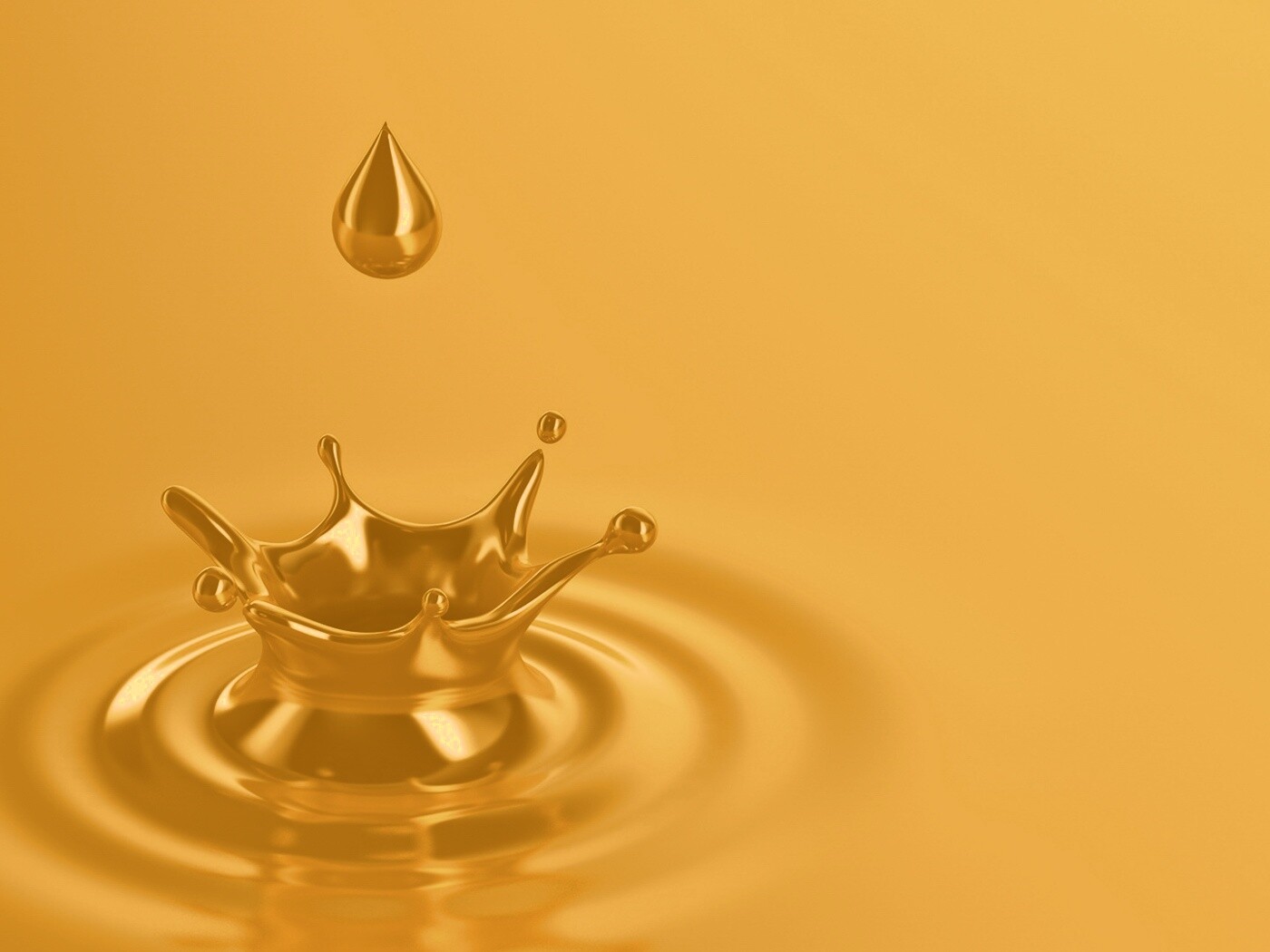 Золотая капля обои