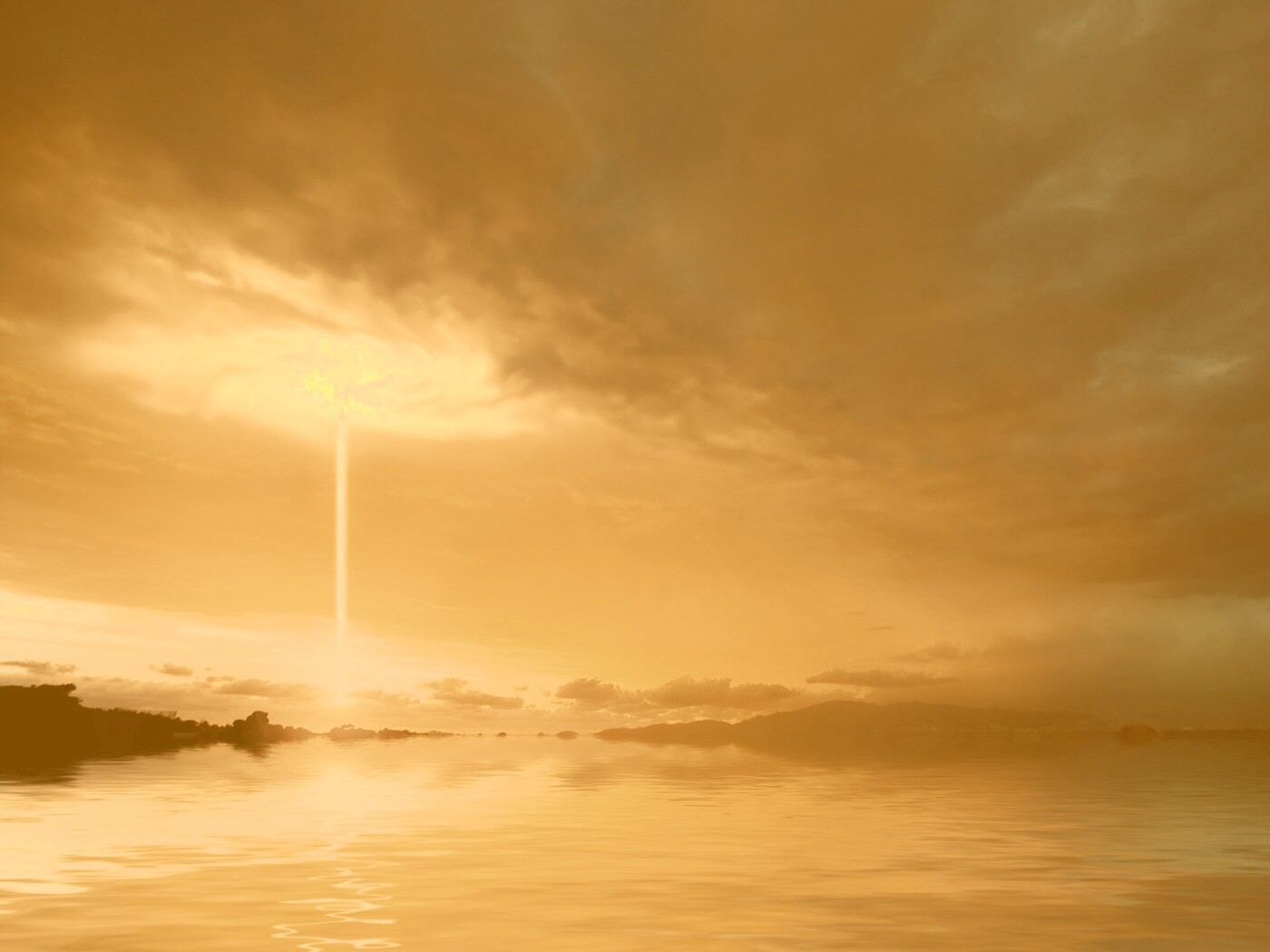 Луч с неба обои