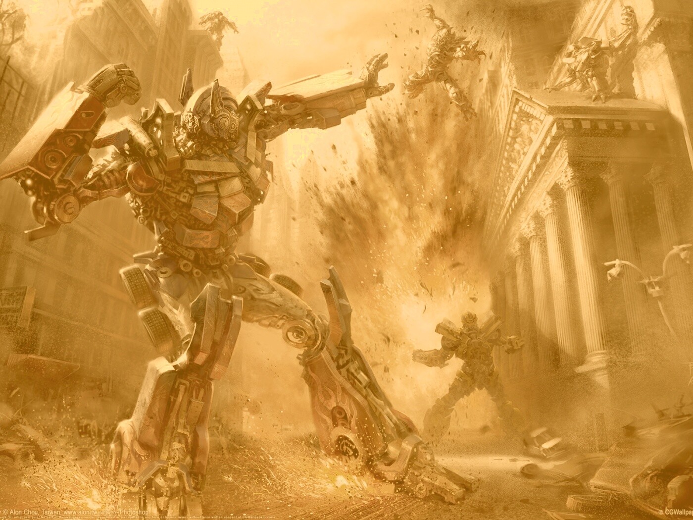 Автоботы против Десептиконов обои