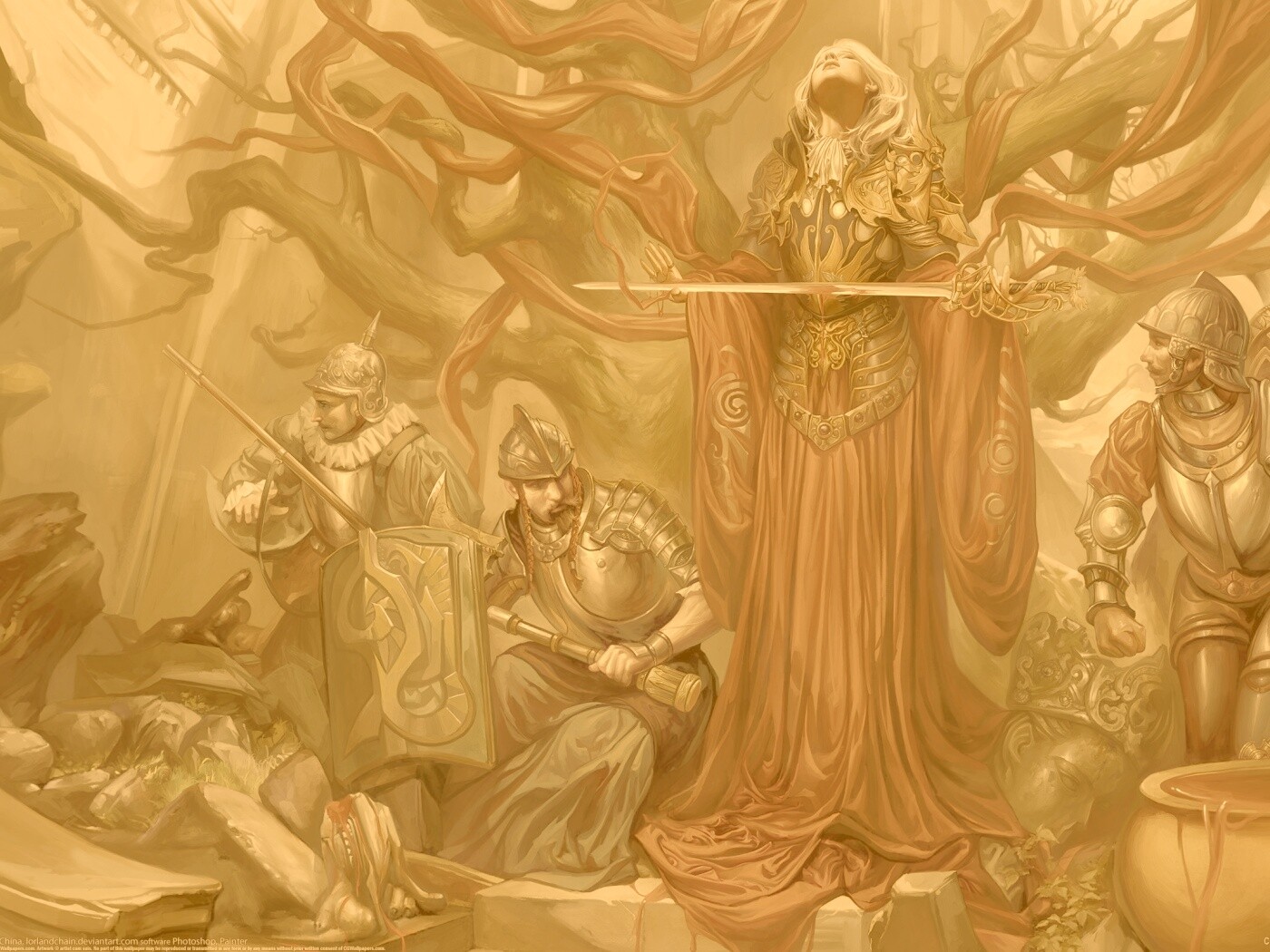 Королева с мечем обои