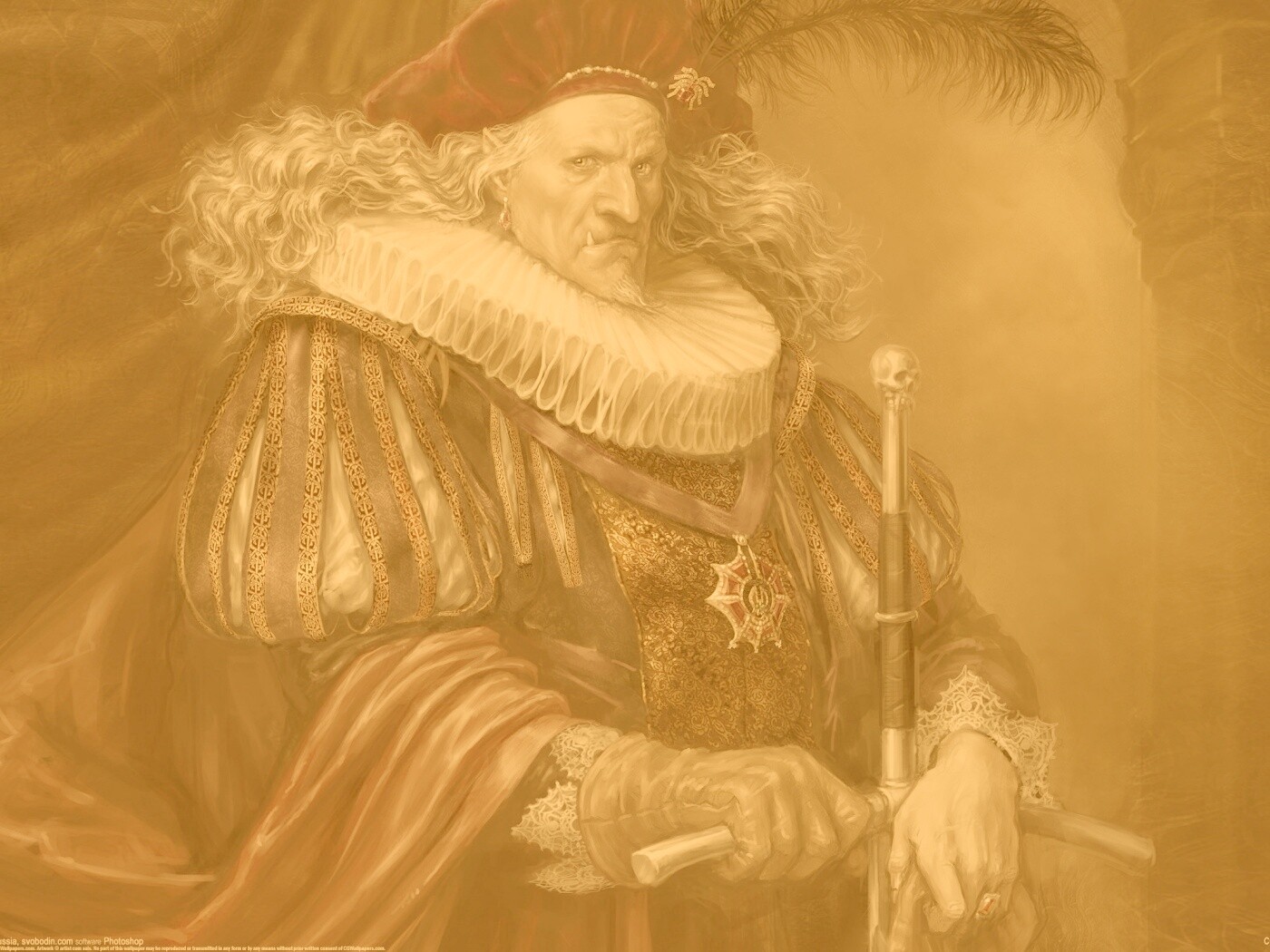 Портрет вампира обои