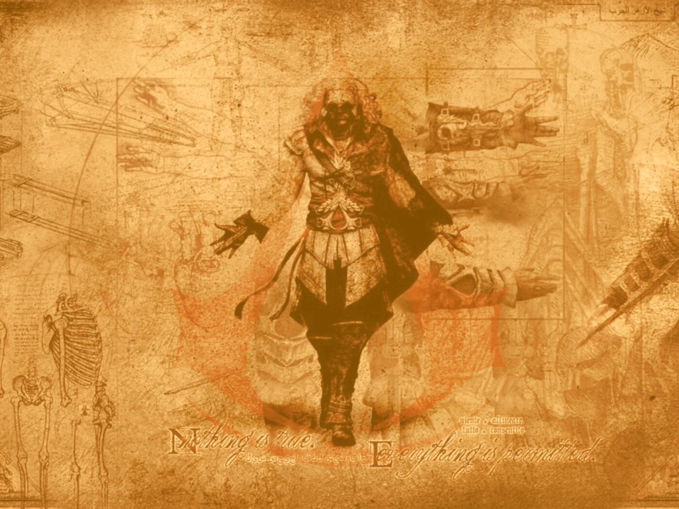 Гравюра Assasins Creed обои