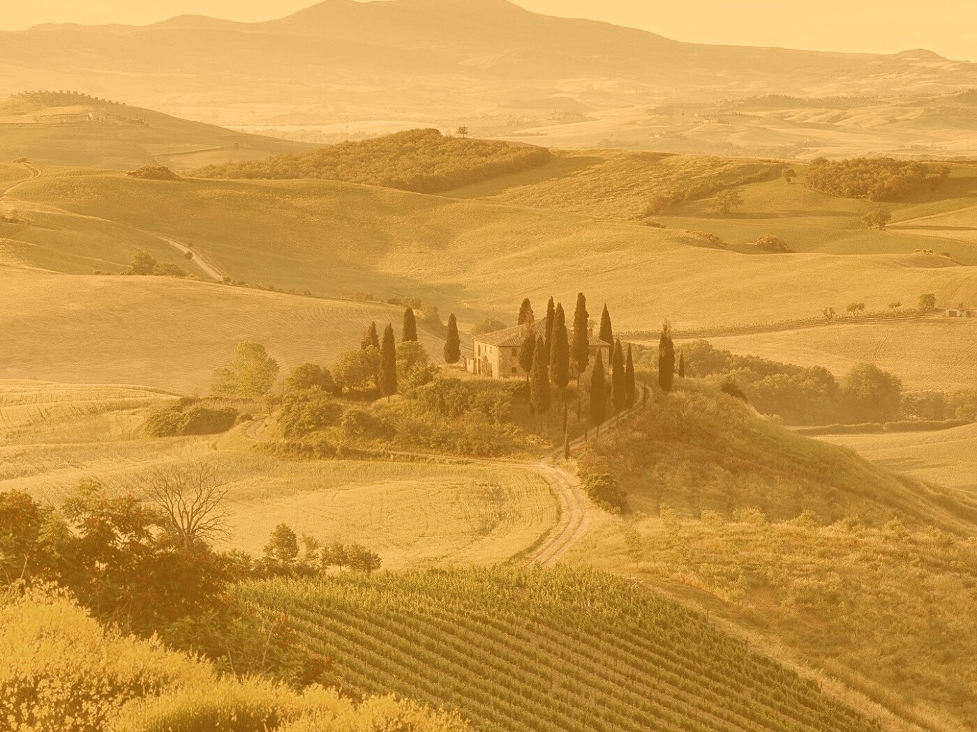 Поместье в Италии обои