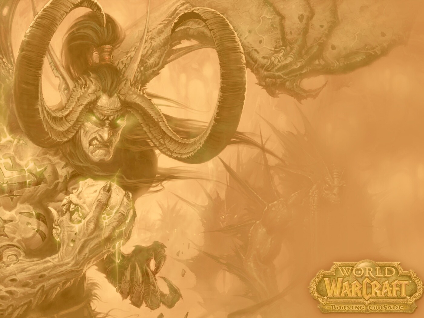 Иллидан из WoW BC обои