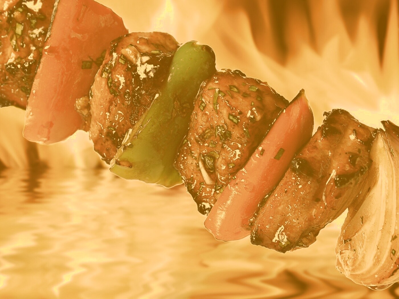 Сочный шашлычок обои