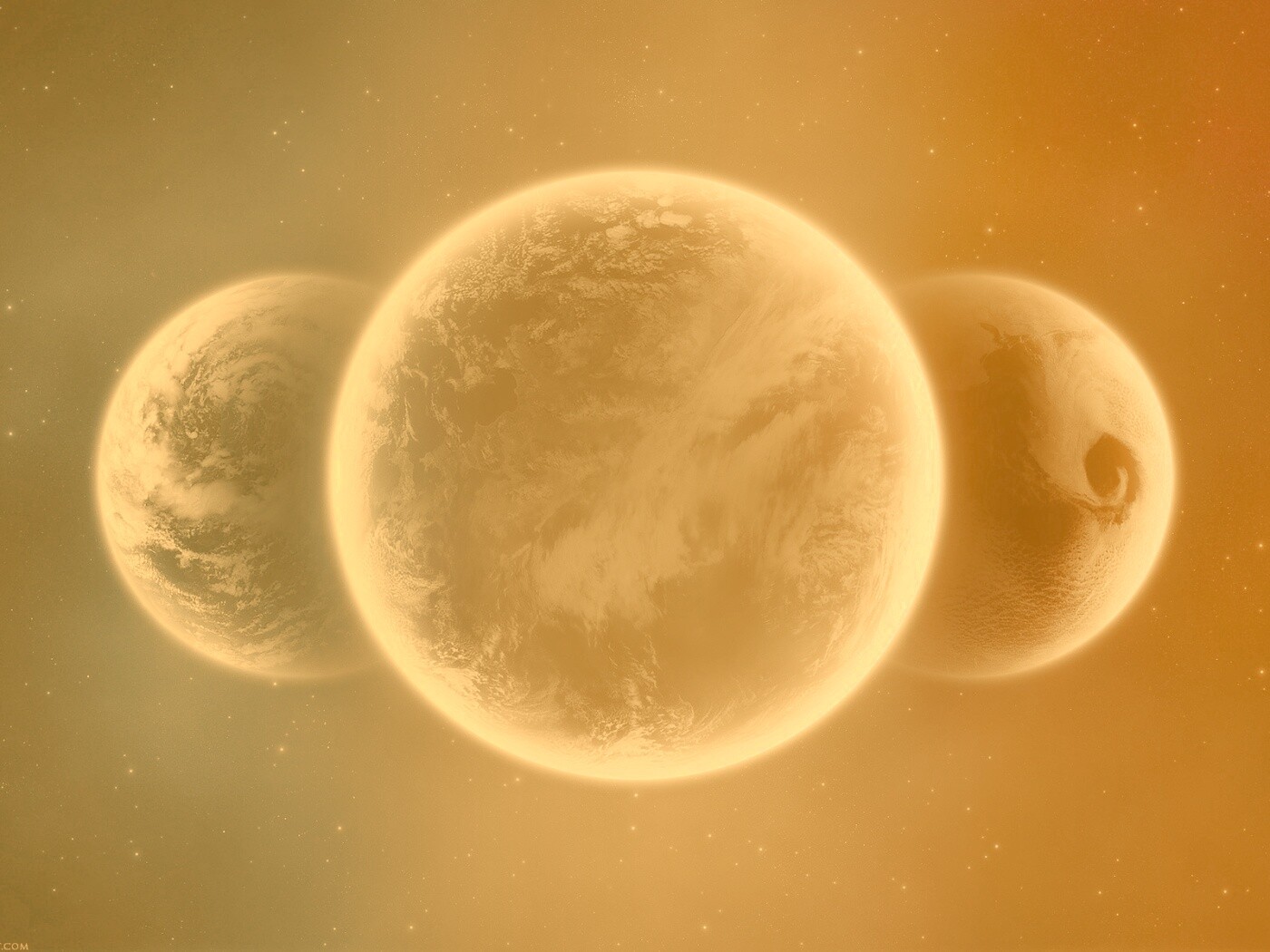 Три планеты обои