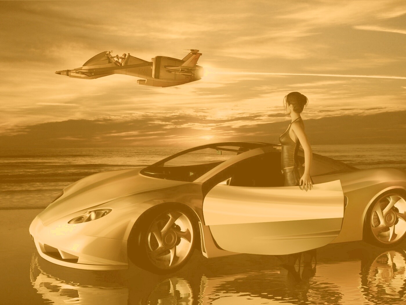 Транспорт будущего обои