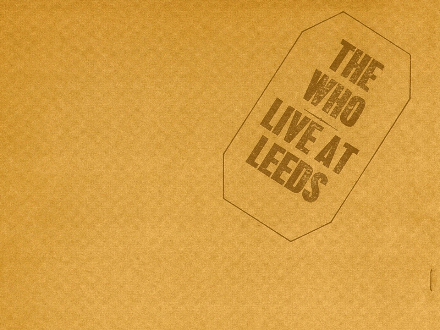 The who live at leeds обои
