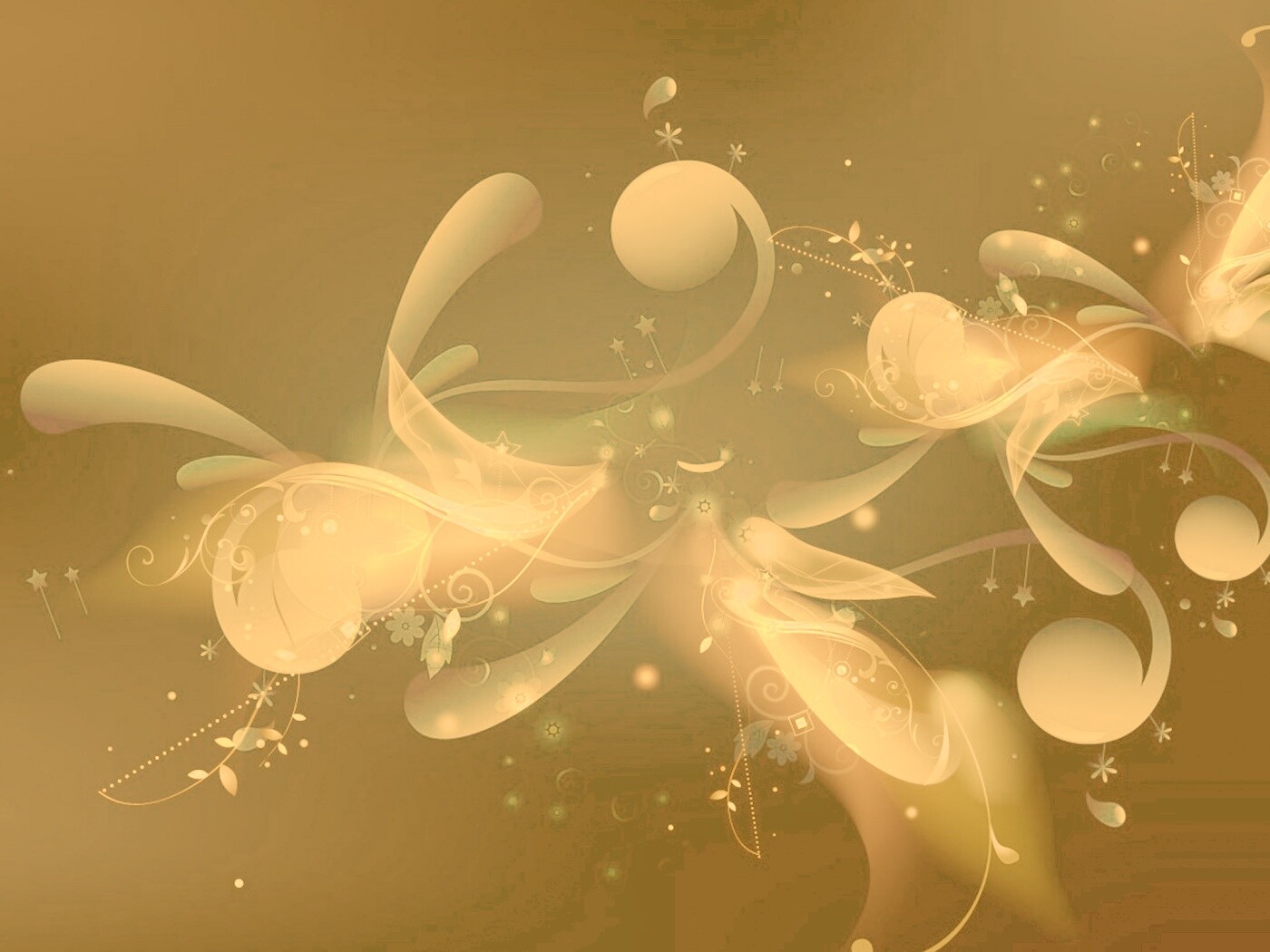 Цветочная абстракция обои