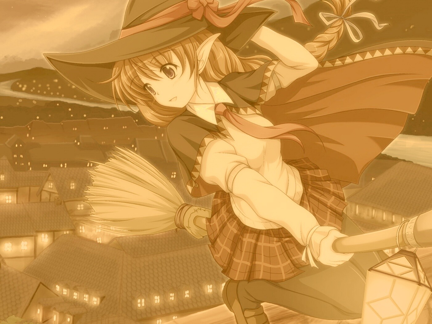 Эльфийская ведьмочка обои