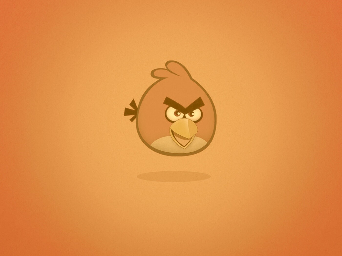 Красная птица из Angry Birds обои