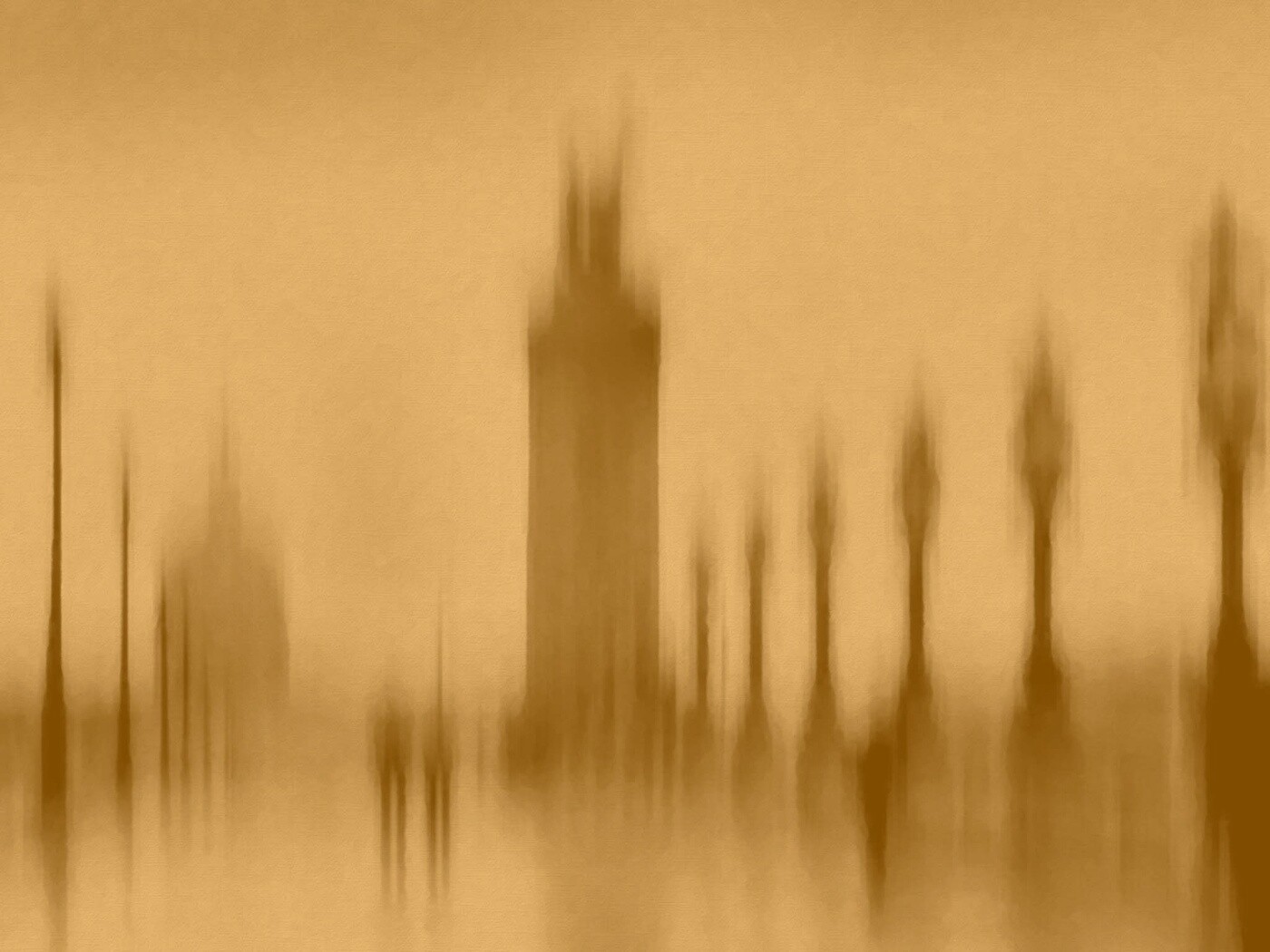 Размытый вид с моста обои