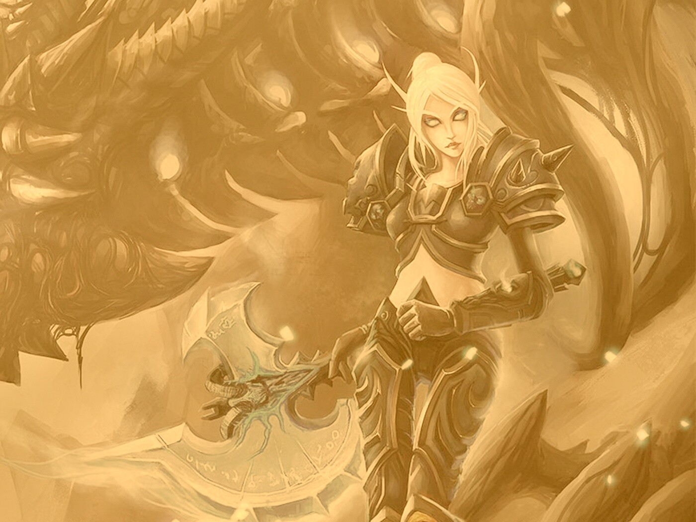 Героиня MMORPG обои