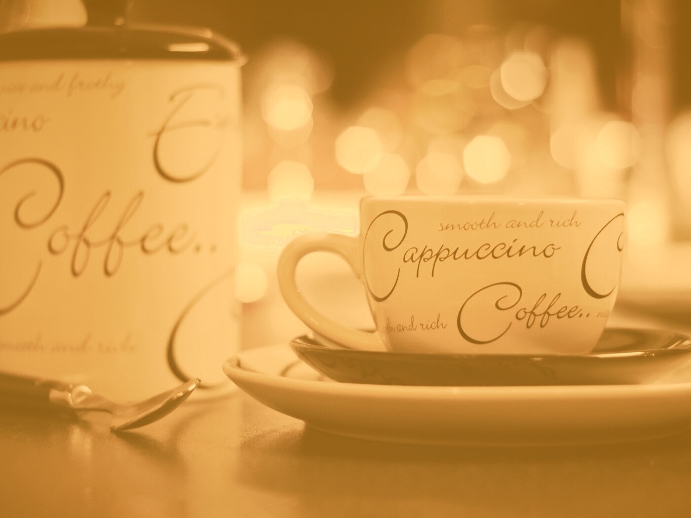 Чашечка капучино обои