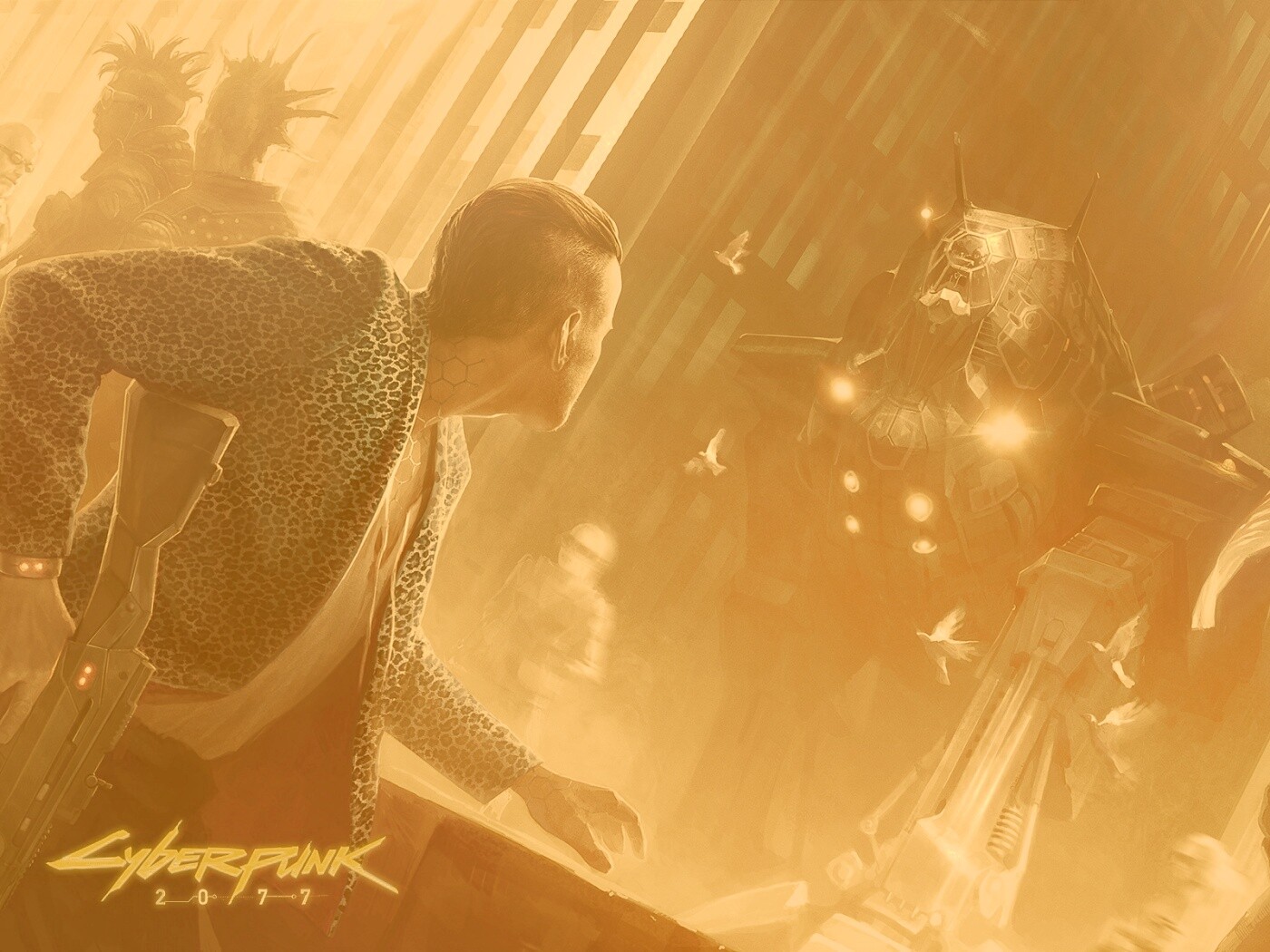 Арт из Киберпанк 2077 обои