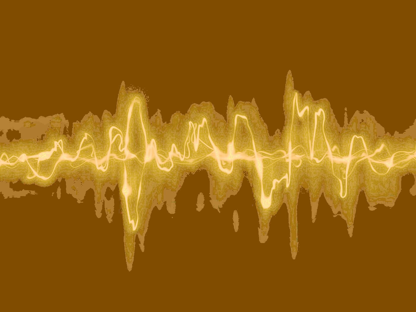 Зеленая пульсирующая волна обои