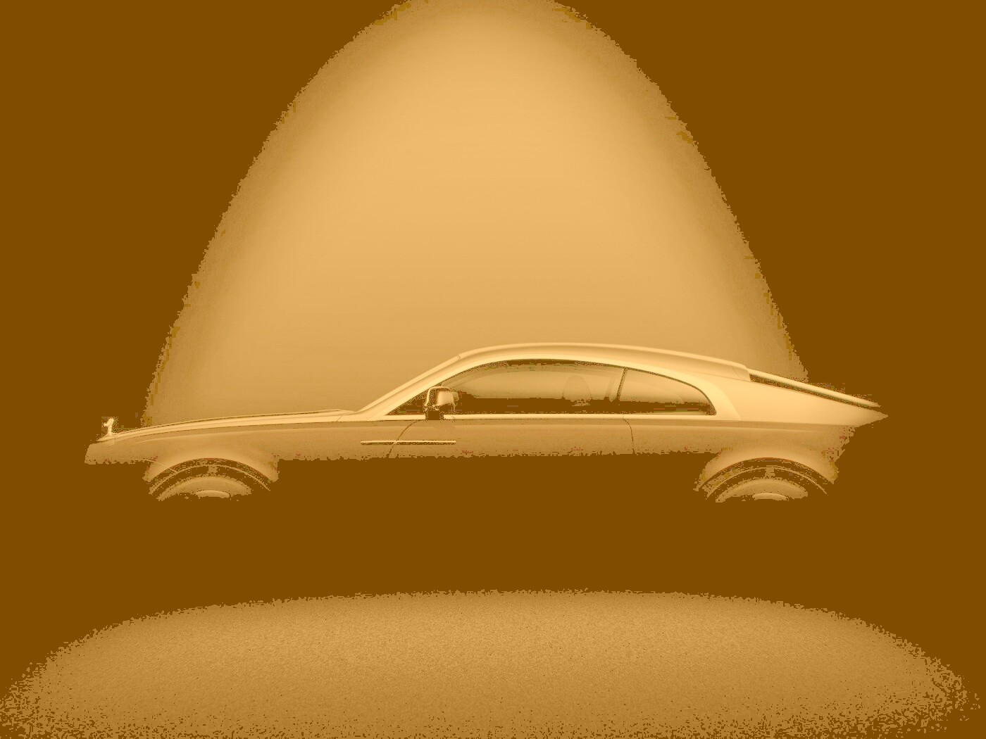 Силуэт Rolls Roys обои