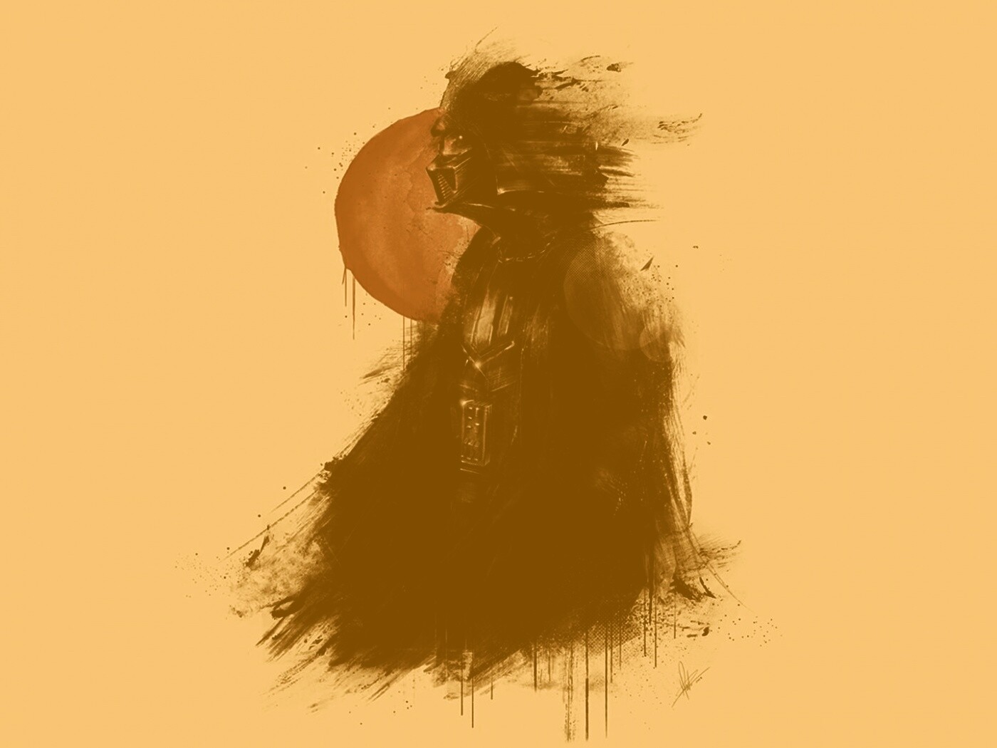 Арт с Дартом Вейдером обои