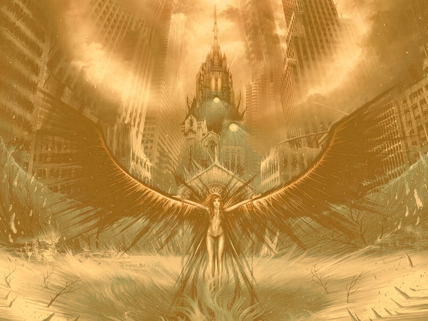 Тёмный ангел обои