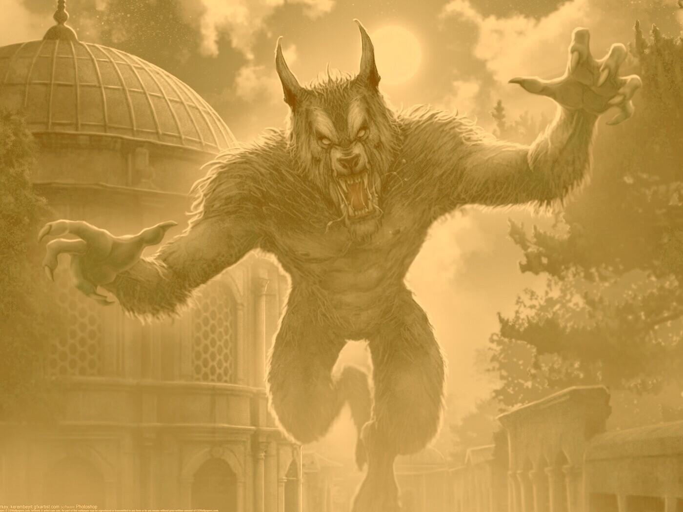 Оборотень обои