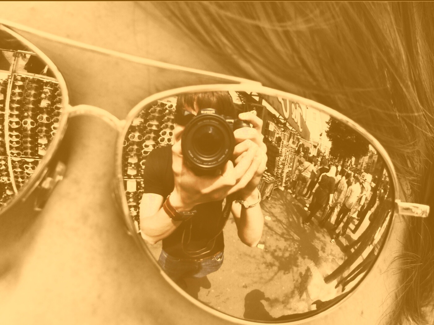 В очках обои