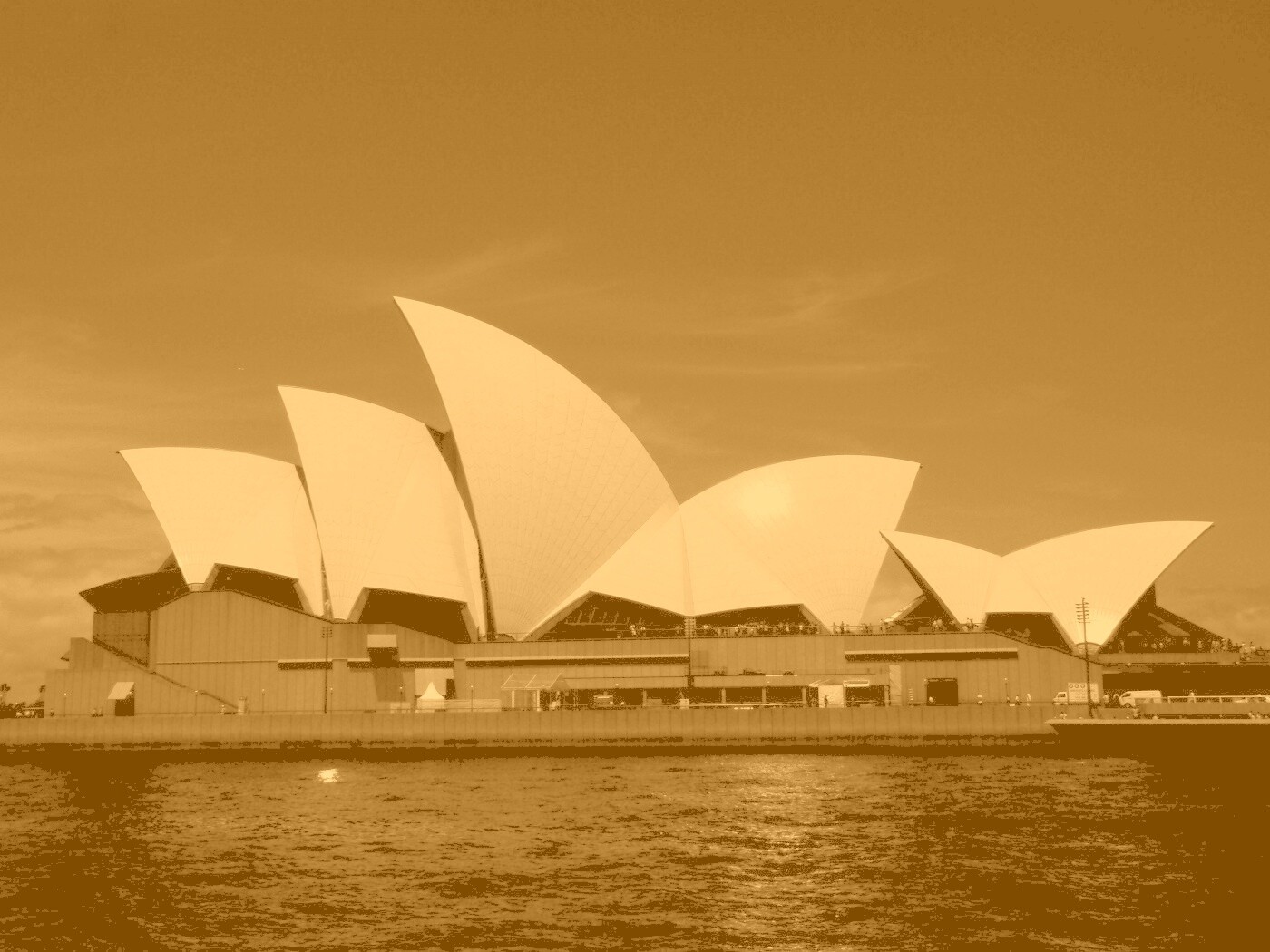 Здание оперного театра в Сиднее обои