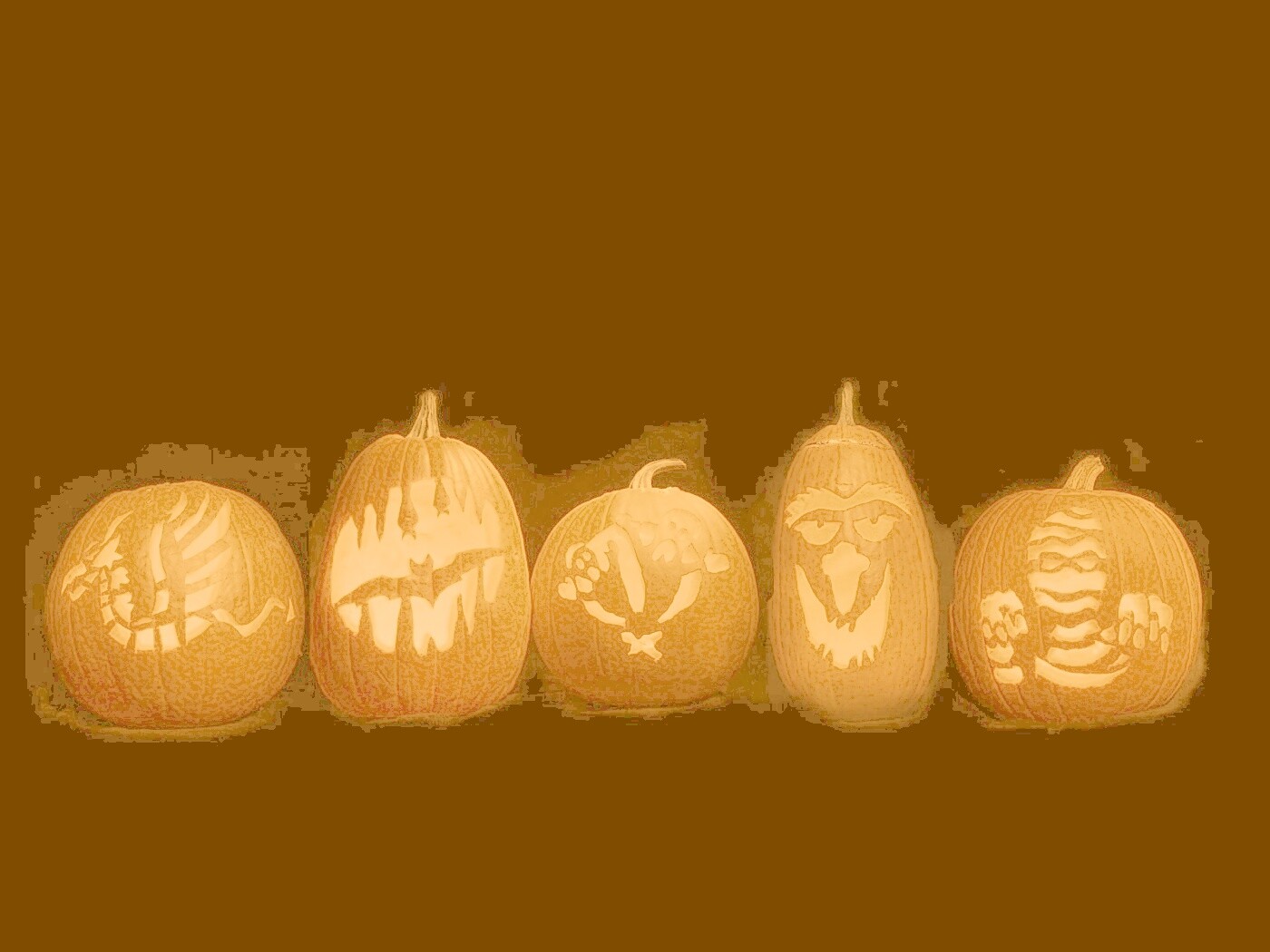Тыквы на Хэллоуин обои