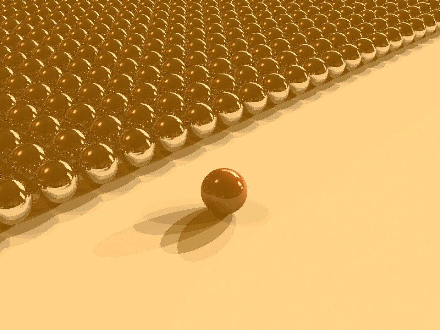 Металлические шарики обои