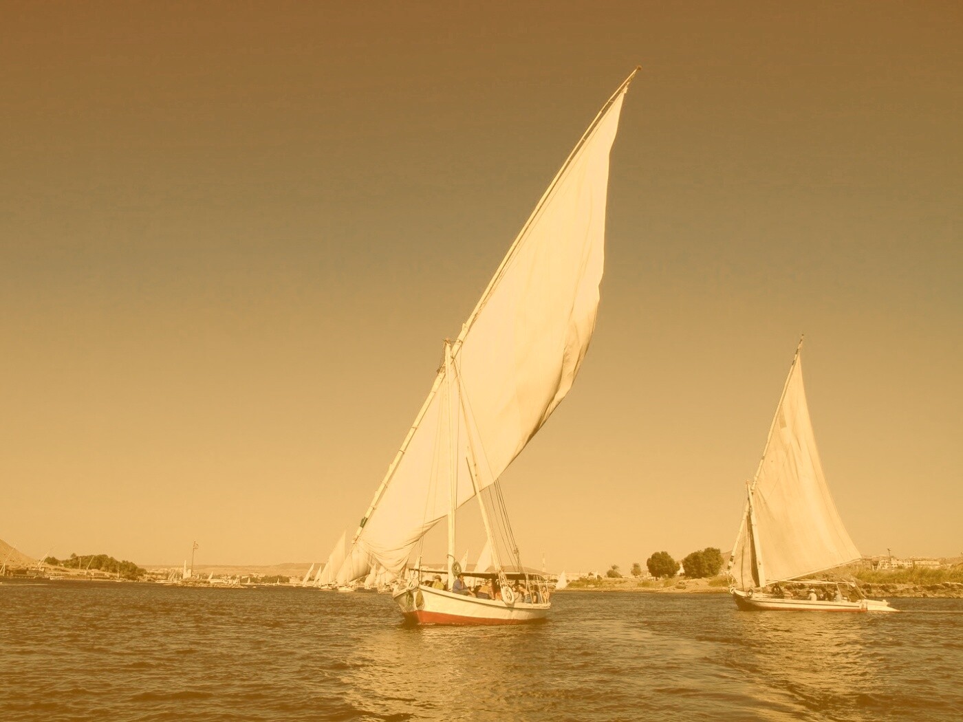 Под парусами обои