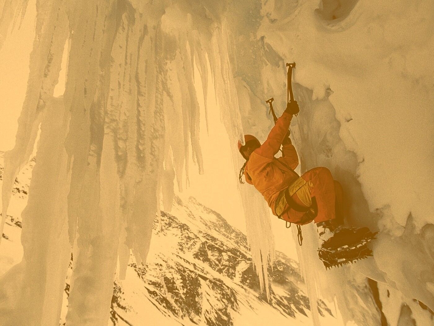 Альпинист обои