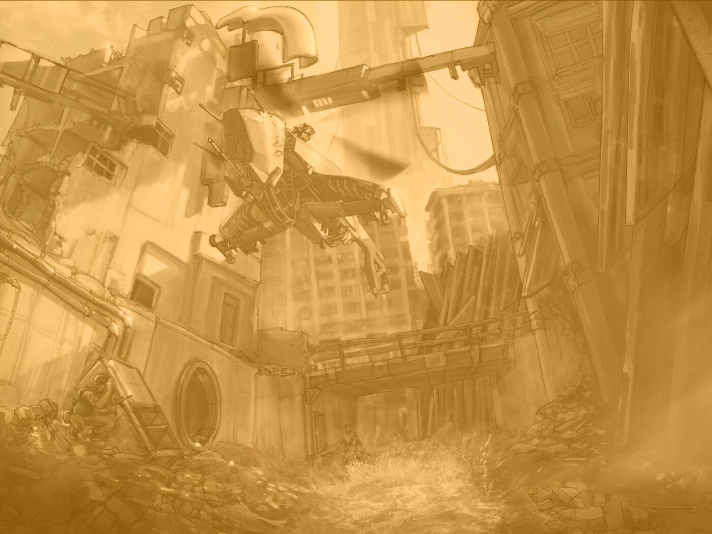 City 17 из Half Life обои